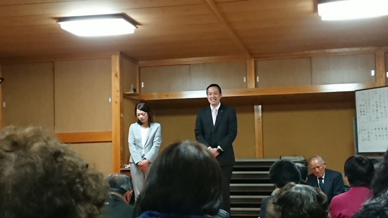 2019年栃木市議会議員選挙　野中町東西ミニ集会